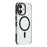For iPhone 17 Case Compatible with MagSafe TPU + PC Clear Back Phone Cover - Black - 1