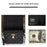 For Samsung Galaxy Z Flip6 5G Case with Shoulder Strap PU + PC Wallet Phone Cover Built-In Back Screen Film - Black - 5