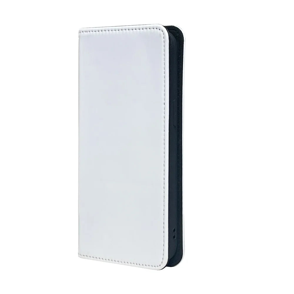 For iPhone 16 Pro Max Case DIY Blank Heat Transfer Leather Flip Phone Cover Set with Inner TPU Case - 7