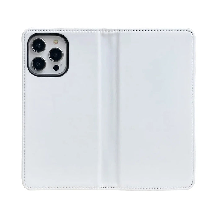 For iPhone 16 Pro Case DIY Blank Heat Transfer Leather Flip Phone Cover Set with Inner TPU Case - 3