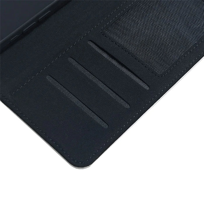 For iPhone 16 Pro Case DIY Blank Heat Transfer Leather Flip Phone Cover Set with Inner TPU Case - 6