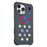 For iPhone 16 Pro Max Liquid Silicone Case Hollow Out Phone Cover with DIY Mixed Dots - Dark Blue - 1