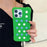 For iPhone 16 Pro Liquid Silicone Case Hollow Out Phone Cover with DIY Mixed Dots - Rose - 7