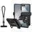For Samsung Galaxy Z Flip7 5G Case with Wrist Strap / Kickstand Hinge Protection PC + TPU Phone Cover - Black - 1
