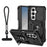 For Samsung Galaxy Z Fold7 5G Case with Wrist Strap / Kickstand Hinge Protection PC + TPU Phone Cover - Black - 1