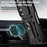 For Samsung Galaxy Z Fold7 5G Case with Wrist Strap / Kickstand Hinge Protection PC + TPU Phone Cover - Black - 4