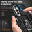 For Samsung Galaxy Z Fold7 5G Case with Wrist Strap / Kickstand Hinge Protection PC + TPU Phone Cover - Black - 6
