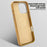 For iPhone 16 Pro Max Magnetic Case with Kickstand Retro Jeans Texture PU + PC Phone Cover - Light Brown - 2