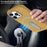 For iPhone 16 Pro Max Magnetic Case with Kickstand Retro Jeans Texture PU + PC Phone Cover - Light Brown - 5