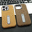 For iPhone 16 Pro Max Magnetic Case with Kickstand Retro Jeans Texture PU + PC Phone Cover - Light Brown - 7
