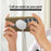 For Samsung Galaxy S25 Ultra Magnetic Case with Kickstand Retro Jeans Texture PU + PC Phone Cover - Black - 3