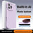 For iPhone 16 Pro Max Case Precise Cutouts Liquid Silicone + PC Phone Cover with Camera Touch Control Button - Baby Blue - 3