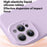 For iPhone 13 Pro Max Case Precise Cutouts Liquid Silicone + PC Shockproof Phone Cover - Baby Blue - 4