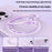 For iPhone 15 Pro Magnetic Case Rotating Kickstand Liquid Silicone PC Phone Cover Skin Touch - Baby Blue - 4