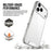 For iPhone 17 Pro Case TPU Frame Clear PC Back Phone Cover - 3