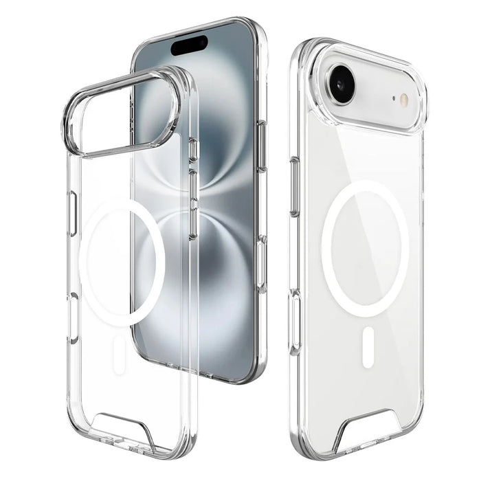 For iPhone Air Case Compatible with MagSafe TPU+PC Clear Phone Cover - 1