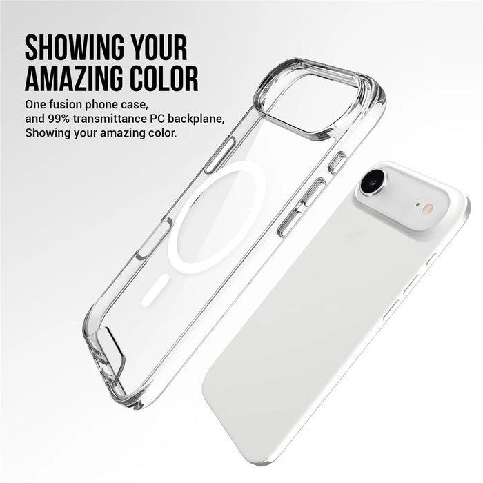For iPhone Air Case Compatible with MagSafe TPU+PC Clear Phone Cover - 5