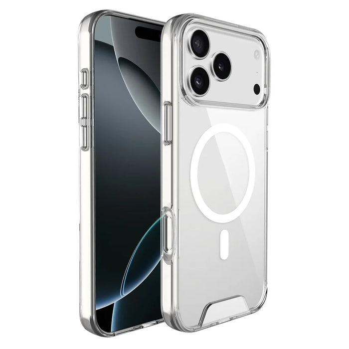 For iPhone 17 Pro Max Case Compatible with MagSafe TPU+PC Clear Phone Cover - 2