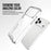 For iPhone 17 Pro Max Case Compatible with MagSafe TPU+PC Clear Phone Cover - 5