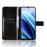 For Cubot A40 PU Leather Case with Strap Crazy Horse Texture Phone Wallet Cover - Black - 5