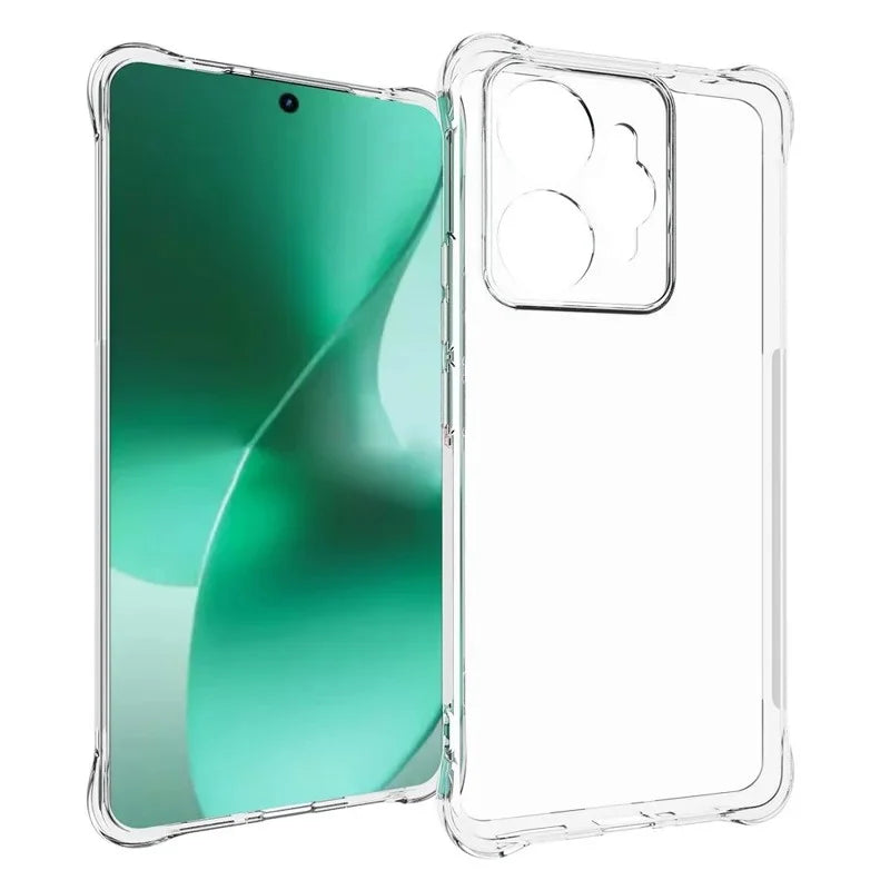 WANLONFENG For Realme 15 5G TPU Case  WL2 Series 2.0mm Phone Cover with 2Pcs Tempered Glass Films - Transparent - 2