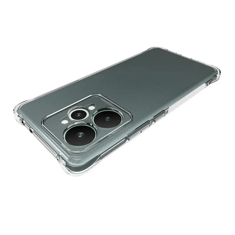 WANLONFENG For Realme 15 5G TPU Case  WL2 Series 2.0mm Phone Cover with 2Pcs Tempered Glass Films - Transparent - 4