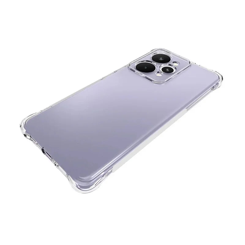 WANLONFENG For Realme 15 Pro 5G TPU Case  WL2 Series 2.0mm Phone Cover with 2Pcs Tempered Glass Films - Transparent - 4