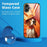 For iPhone 17 Case Anti Drop PC TPU Tempered Glass Pattern Printing Phone Back Cover - B0168 - 2