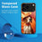 For iPhone 17 Pro Case Anti Drop PC TPU Tempered Glass Pattern Printing Phone Back Cover - B0168 - 2