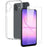 NORTHJO For Samsung Galaxy A08 4G / A07 4G Case Soft TPU Clear Phone Cover with Tempered Glass Screen Protector - 1