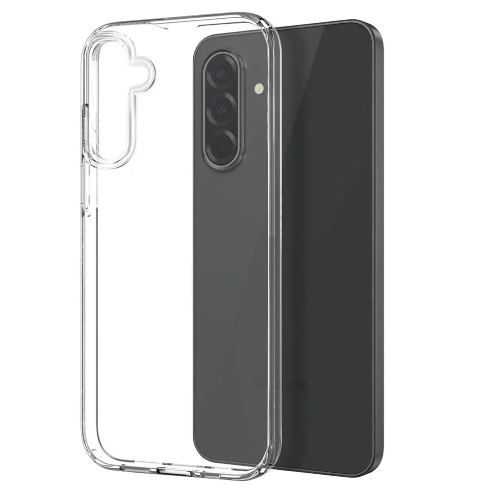 NORTHJO For Samsung Galaxy A18 4G / A17 5G / A17 4G Case Soft TPU Clear Phone Cover with Tempered Glass Screen Protector - 2