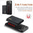DG.MING M1 Series for iPhone 18 Pro / 17 Pro Case Kickstand PU Phone Cover with Detachable Wallet - Black - 5