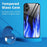 For iPhone 17 Case Anti Drop TPU PC Tempered Glass Pattern Printing Phone Back Cover - B0193 - 2