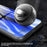 For iPhone 17 Pro Case Anti Drop TPU PC Tempered Glass Pattern Printing Phone Back Cover - B0193 - 5