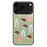For iPhone 17 Pro Case PC TPU Tempered Glass Pattern Printing Anti Drop Phone Back Cover - B0243 - 1
