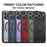 For iPhone 17 Pro Case Compatible with MagSafe TPU + PC Kickstand Phone Cover - Black - 7