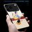 For iPhone 17 Pro Max Case TPU PC Tempered Glass Pattern Printing Slim Phone Back Cover - B0293 - 6