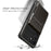 For Samsung Galaxy S25 FE Case PC + TPU Dual Layer Back Phone Cover with Card Holder - Grey - 5