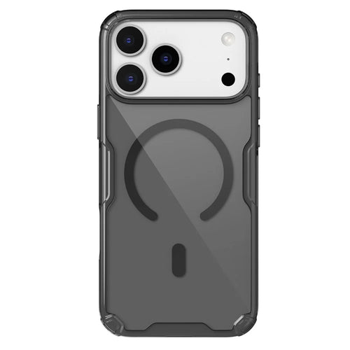 NILLKIN Nature Pro Series for iPhone 18 Pro Max / 17 Pro Max Case Compatible with MagSafe TPU + PC Ultra Clear Phone Case - Grey - 1
