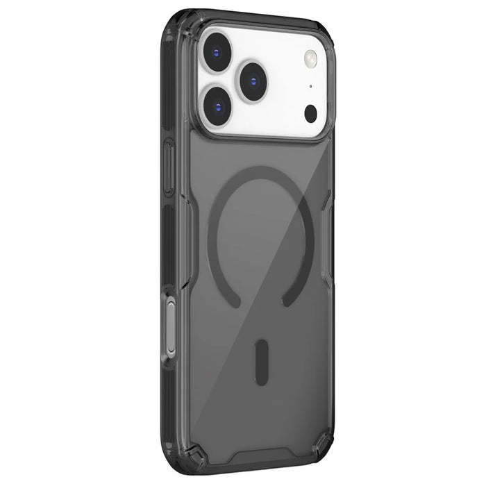NILLKIN Nature Pro Series for iPhone 18 Pro Max / 17 Pro Max Case Compatible with MagSafe TPU + PC Ultra Clear Phone Case - Grey - 3