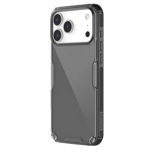 NILLKIN Nature Pro Series For iPhone 18 Pro Max / 17 Pro Max Case PC + TPU Anti-Scratch Clear Back Cover - Grey - 2