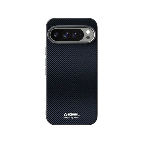 ABEEL For Google Pixel 10 Pro  /  Pixel 10 Magnetic Case Printed PC TPU Aluminum Alloy Leather Phone Cover - Black - 1