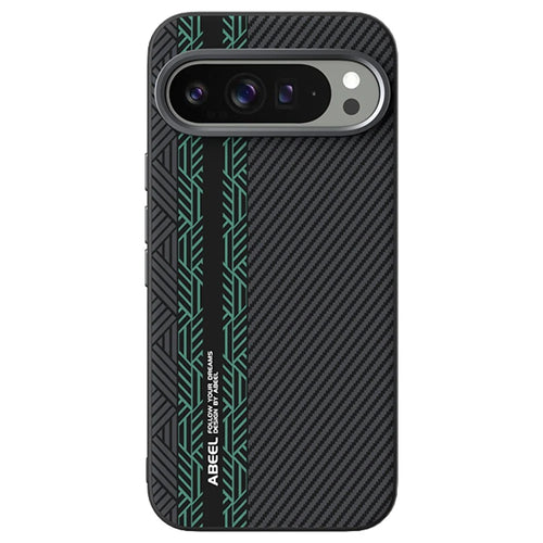 ABEEL For Google Pixel 10 Pro  /  Pixel 10 Magnetic Case PC + TPU + Aluminum Alloy + PU Leather Slim Phone Back Cover - Texture 2 - 1