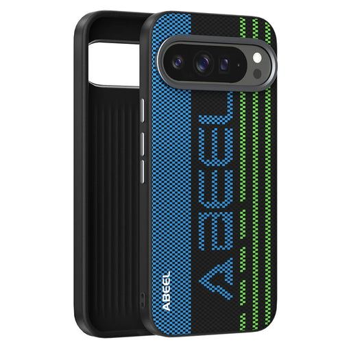 ABEEL For Google Pixel 10 Pro XL Magnetic Case Micro-Embossing 6D Printed PC TPU Aluminum Alloy Leather Phone Cover - Outstanding No. 1 - 2