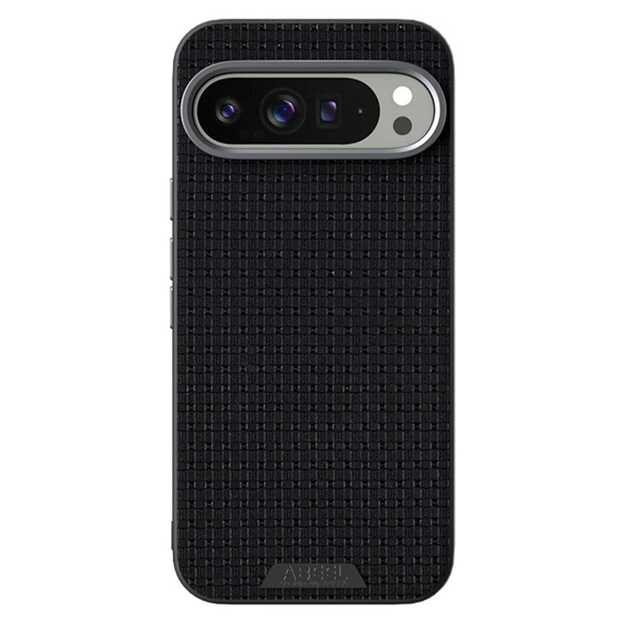 ABEEL For Google Pixel 10 Pro XL Magnetic Case Textured Micro-Embossing Back Cover - Black - 2