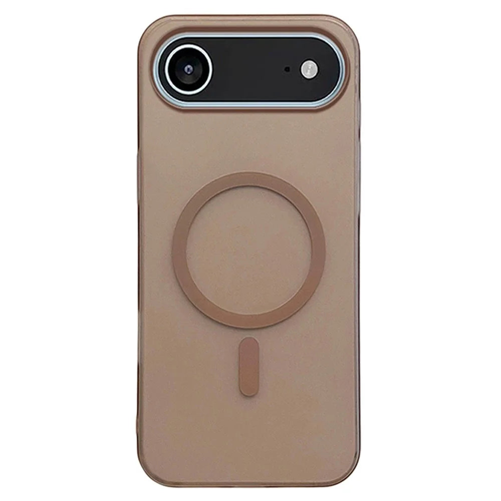 For iPhone Air Case Compatible with MagSafe Precise Cutouts Matte PC Phone Cover - Desert Gold - 1