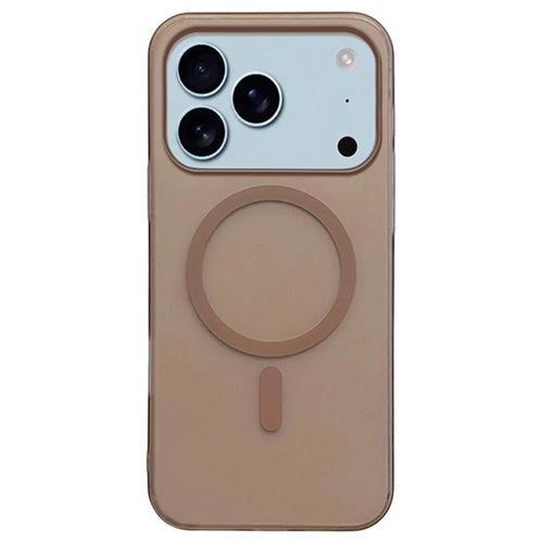 For iPhone 17 Pro Case Compatible with MagSafe Precise Cutouts Matte PC Phone Cover - Desert Gold - 1