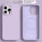 For iPhone 16 Pro Max Case Compatible with MagSafe Liquid Silicone + PC Phone Cover - Light Purple - 2