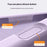 For iPhone 16 Pro Case Compatible with MagSafe Liquid Silicone + PC Phone Cover - Light Purple - 4