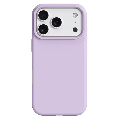 For iPhone 18 Pro / 17 Pro Case Compatible with MagSafe Skin-friendly Liquid Silicone + PC Phone Cover - Light Purple - 1